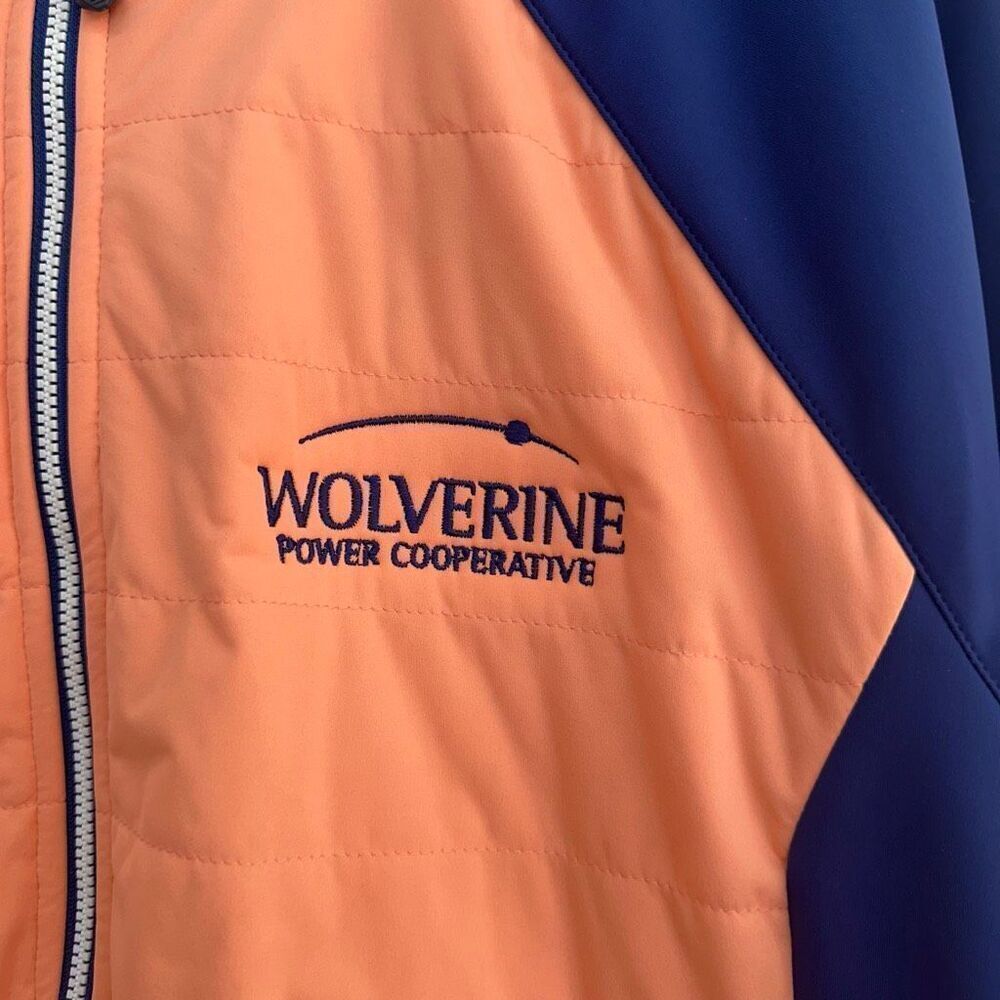 Peter Millar Men’s Hyperlight Merge Coral Quilted Full Zip Jacket Wolverine Powe - Picture 7 of 16